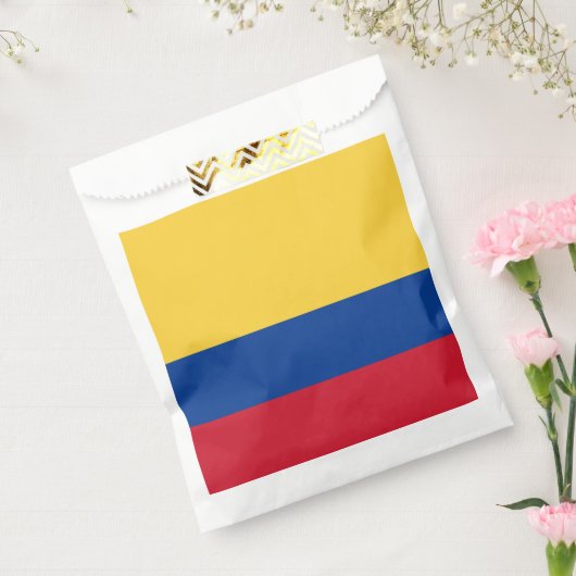 Colombiaanse vlag bedankzakje (Gezegeld)