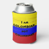 Colombiaanse vlag blikjeskoeler (Blikje Achterkant)