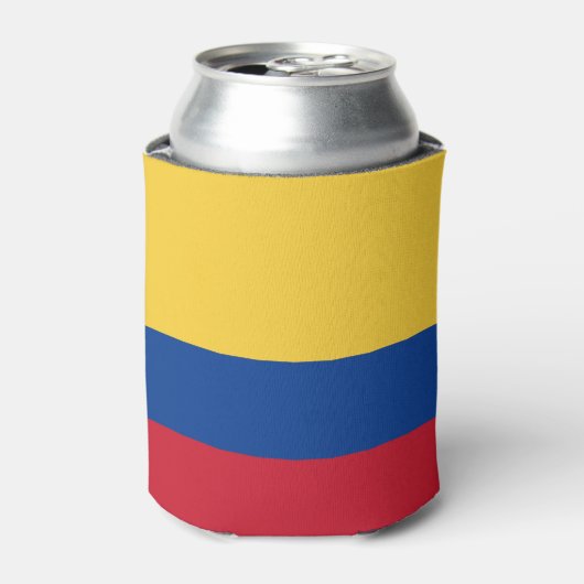 Colombiaanse vlag blikjeskoeler (Blikje Voorkant)