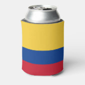 Colombiaanse vlag blikjeskoeler (Blikje Achterkant)