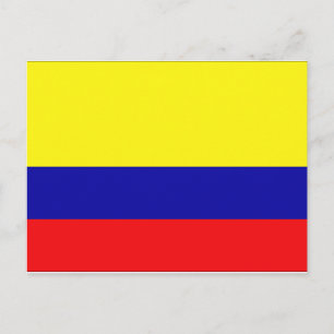 Colombiaanse vlag briefkaart