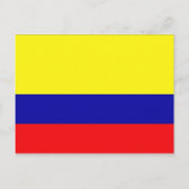 Colombiaanse vlag briefkaart (Voorkant)