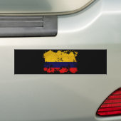 Colombiaanse vlag bumpersticker (Op auto)
