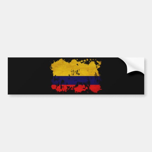 Colombiaanse vlag bumpersticker (Voorkant)