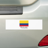 Colombiaanse vlag bumpersticker (Op auto)