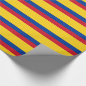 Colombiaanse vlag cadeaupapier (Hoek)