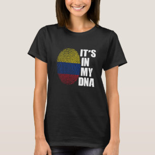 Colombiaanse vlag Colombiaanse ouders voorouder T-shirt