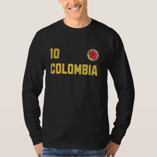 Colombiaanse vlag Colombiaanse retro Colombiaanse T-shirt