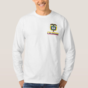 Colombiaanse vlag en wapenschild t-shirt