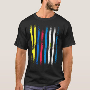 Colombiaanse vlag Flag Nicaragua Grown country Fla T-shirt