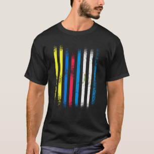 Colombiaanse vlag Flag Nicaragua Grown country Fla T-shirt