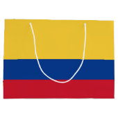 Colombiaanse vlag groot cadeauzakje (Achterkant)