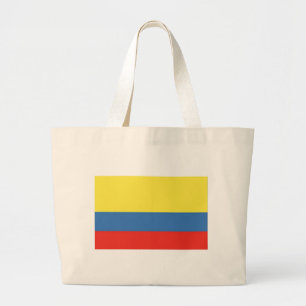 Colombiaanse vlag grote tote bag