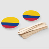 Colombiaanse vlag handwaaier (Niet-gemonteerd)