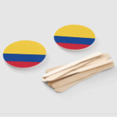 Colombiaanse vlag handwaaier (Niet-gemonteerd)