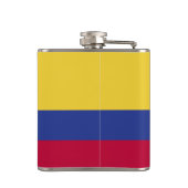 Colombiaanse vlag heupfles (Achterkant)