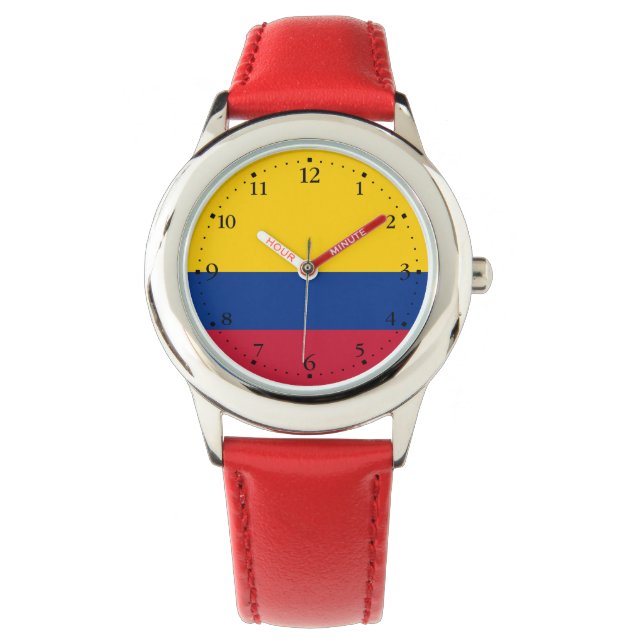 Colombiaanse vlag horloge (Voorkant)