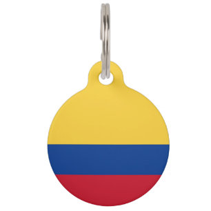 Colombiaanse vlag huisdierpenning