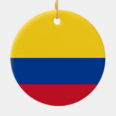 Colombiaanse vlag keramisch ornament (Achterkant)