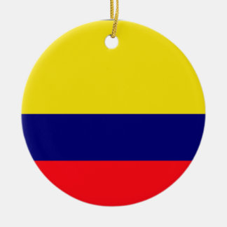 Colombiaanse vlag keramisch ornament