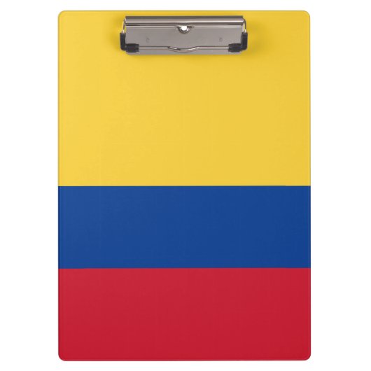 Colombiaanse vlag klembord (Voorkant)