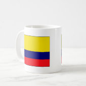 Colombiaanse vlag koffiemok (Voorkant links)