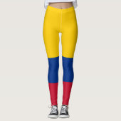 Colombiaanse vlag leggings (Voorkant)