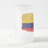 Colombiaanse vlag matglas bierpul (Center)