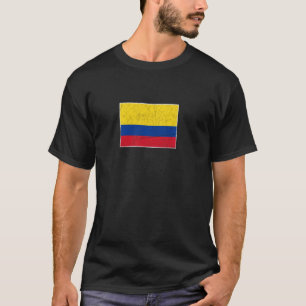Colombiaanse vlag met Colombiaanse nationale colo T-shirt