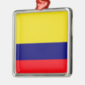 Colombiaanse vlag metalen ornament (Links)