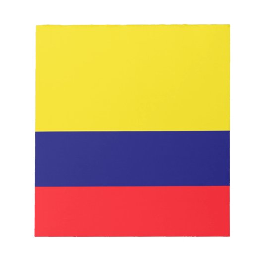 Colombiaanse vlag notitieblok (Voorkant)