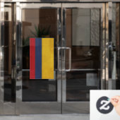 Colombiaanse vlag  ontwerp raamsticker (Kantoordeur)