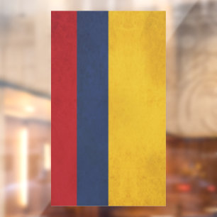 Colombiaanse vlag  ontwerp raamsticker