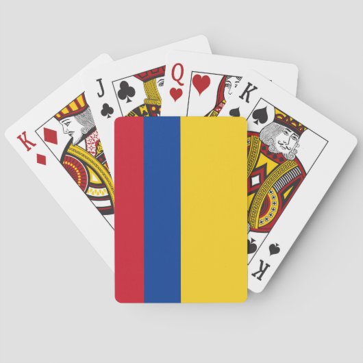 Colombiaanse vlag pokerkaarten (Achterkant)