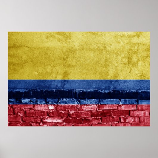 Colombiaanse vlag poster (Voorkant)