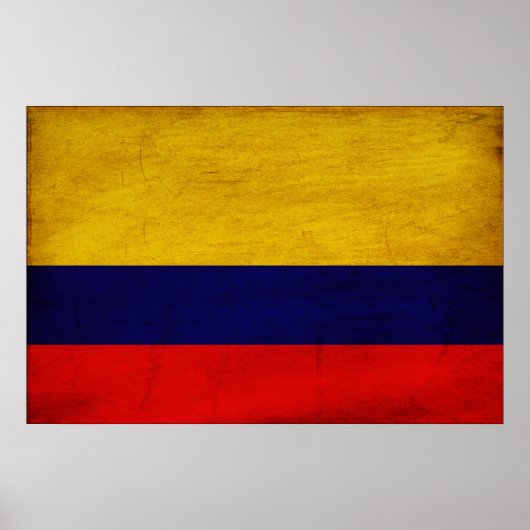 Colombiaanse vlag poster (Voorkant)