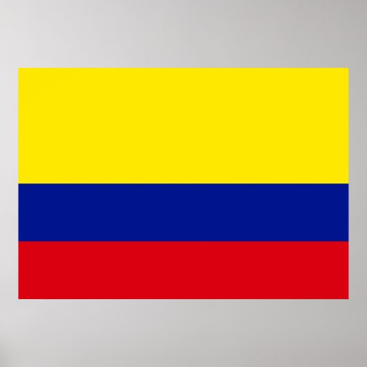 Colombiaanse vlag poster (Voorkant)
