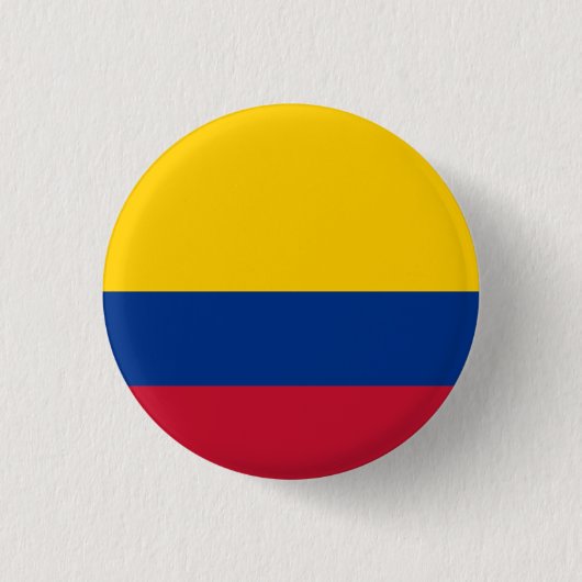 Colombiaanse vlag ronde button 3,2 cm (Voorkant)