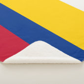Colombiaanse vlag sherpa deken (3/4)