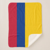 Colombiaanse vlag sherpa deken (Voorkant)