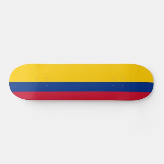 Colombiaanse vlag skateboard (Horizontaal)