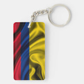 Colombiaanse vlag sleutelhanger (achterkant)