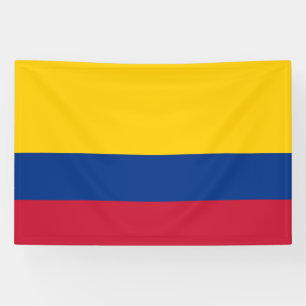 Colombiaanse vlag spandoek