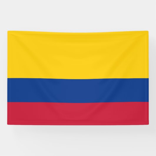 Colombiaanse vlag spandoek (Horizontaal)