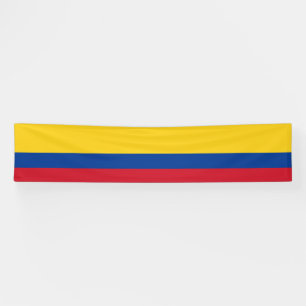Colombiaanse vlag spandoek