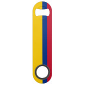 Colombiaanse vlag speed flessenopener (Achterkant)
