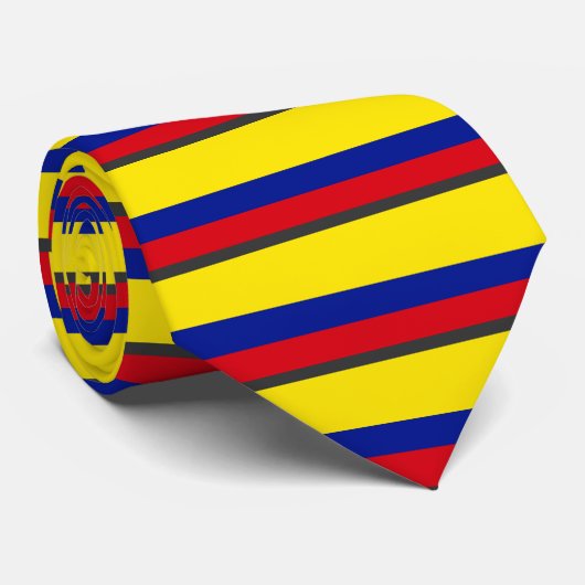 Colombiaanse vlag stropdas (Opgerold)