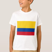 Colombiaanse vlag t-shirt (Voorkant)
