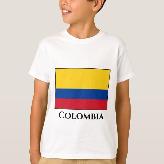 Colombiaanse vlag t-shirt (Voorkant)