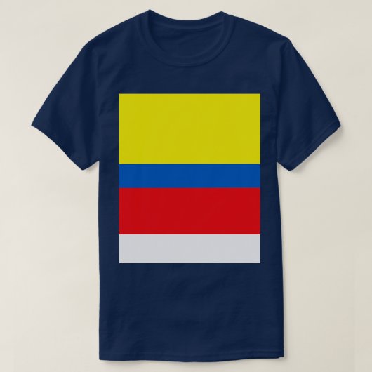 Colombiaanse vlag t-shirt (Design voorkant)